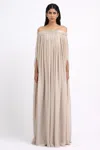 Gaurav Gupta Waterfall Gown In Beige