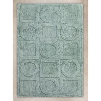 Gauri Kohli Almaty Bath Mat 24"x36" In Blue