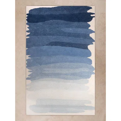 Gauri Kohli Antigua Wool Rug In Blue