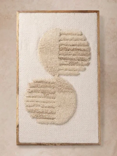 Gauri Kohli Aspen Wool Wall Art In Neutral
