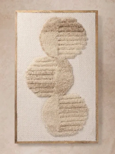 Gauri Kohli Aspen Wool Wall Art In Brown