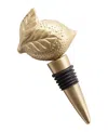 Gauri Kohli Bergen Wine Bottle Stopper In Metallic