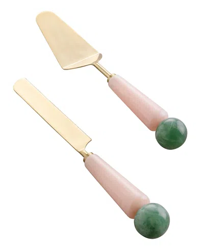 Gauri Kohli Copenhagen Cake Servers, Set Of 2