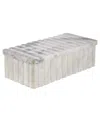 Gauri Kohli Cuba Green Onyx Decorative Box In Green