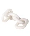 Gauri Kohli Eternity White Marble Links Decorative Chain In White