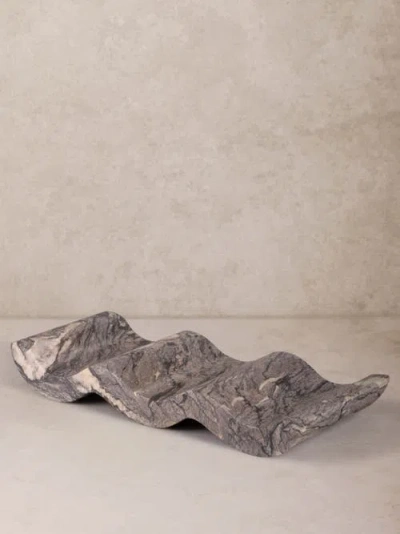 Gauri Kohli Georgia Onyx Wine Bottle Holder In Brown