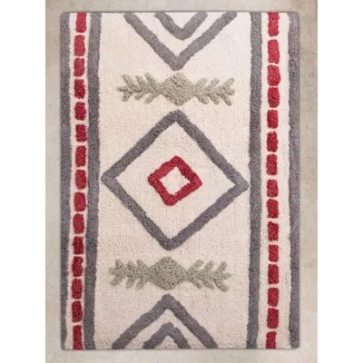 Gauri Kohli Gohana Bath Mat 24"x36" In Neutral