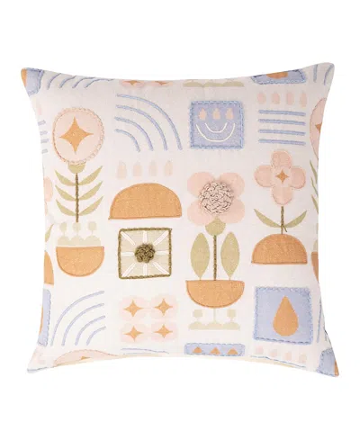 Gauri Kohli Junia Pillow Cover, 20 X 20 In Multi
