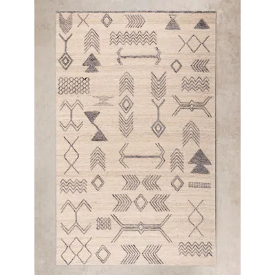 Gauri Kohli Lunar Wool Rug In Sand