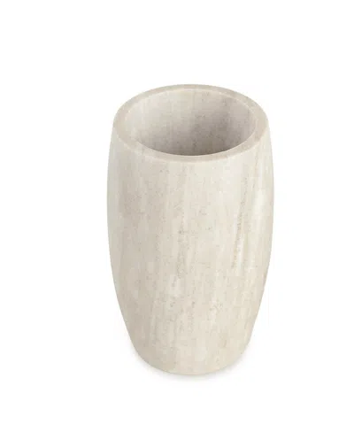 Gauri Kohli Meraki Marble Wine Cooler In Beige