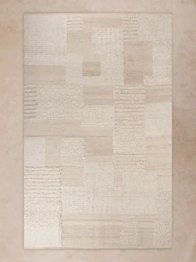 Gauri Kohli Minerva Wool Rug In Sand