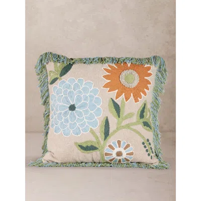Gauri Kohli Montana Throw Pillow Cover In Multi