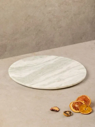 Gauri Kohli Moonlight Onyx Tray In White