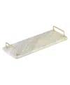Gauri Kohli Osaka Green Onyx Tray In Shades Of Green