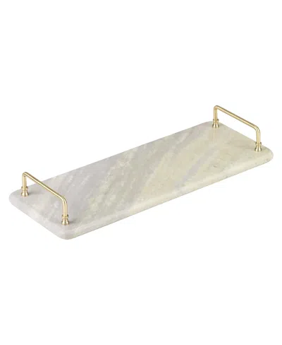 Gauri Kohli Osaka Green Onyx Tray In Shades Of Green