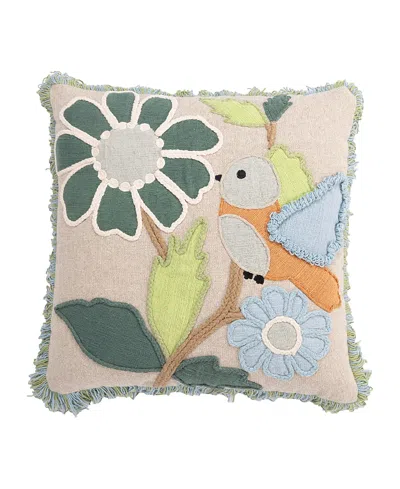 Gauri Kohli Palermo Pillow Cover, 20" X 20" In Multi