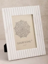 Gauri Kohli Radio Marble Picture Frame In White