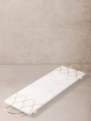 Gauri Kohli San Miguel Marble Tray In White