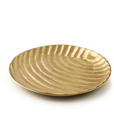 Gauri Kohli Savanna Gold Tone Decorative Tray 16