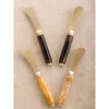 Gauri Kohli Sydney Butter Knives, Set Of 4 In Brown