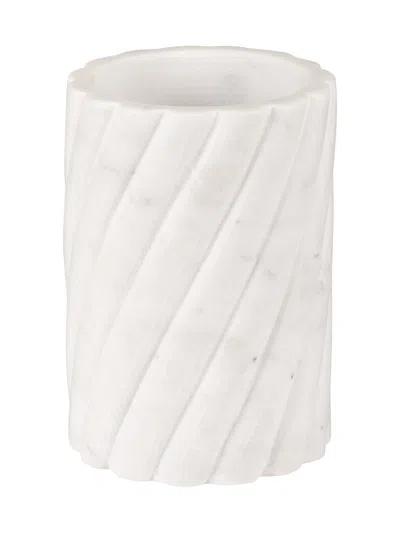 Gauri Kohli Taraz Marble Wine Cooler In White