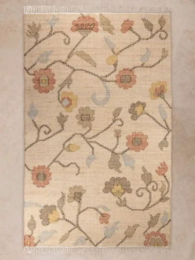 Gauri Kohli Tresden Wool & Jute Rug In Sand