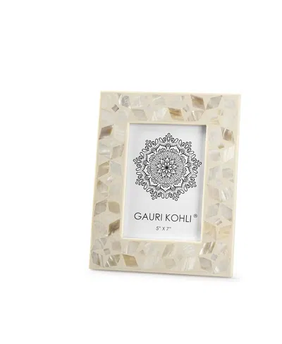 Gauri Kohli Uday Mother Of Pearl Picture Frame In Neutral