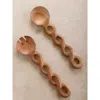 Gauri Kohli Valencia Salad Servers, Set Of 2 In Brown