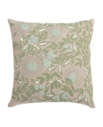 Gauri Kohli Veracruz Pillow Cover, 20 X 20 In Green