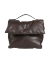 Gava Woman Handbag Dark Brown Size - Textile Fibers In Brown
