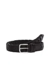 Gavazzeni - Braided Leather 33958/norv/tmoro