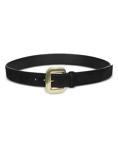 Gavazzeni Lola Women's Leather Belt In Black