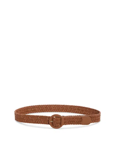 Gavazzeni Women's Cristina Woven Leather & Cotton Belt In Brown