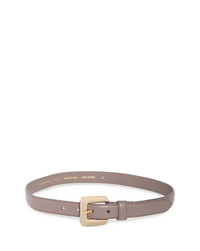 Gavazzeni Women's Glossinia Leather Belt In Taupe