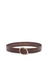 Gavazzeni Women's Helen Leather Belt In Brown