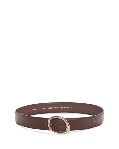 Gavazzeni Women's Helen Leather Belt In Brown