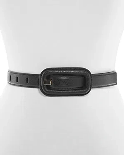 Gavazzeni Women's Lavanda Leather Belt In Black