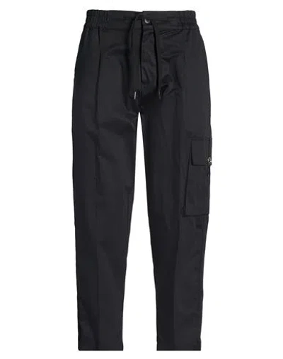 Gavroche Paris Man Pants Black Size Xl Cotton, Elastane