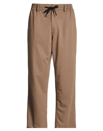 Gavroche Paris Man Pants Brown Size Xl Polyester, Viscose, Elastane