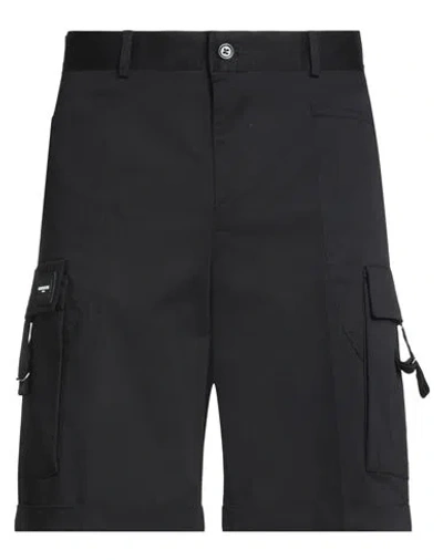 Gavroche Paris Man Shorts & Bermuda Shorts Black Size 36 Cotton, Elastane