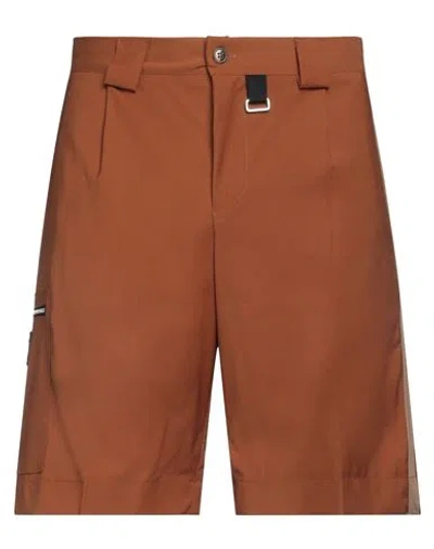 Gavroche Paris Man Shorts & Bermuda Shorts Tan Size 34 Polyester, Viscose, Elastane