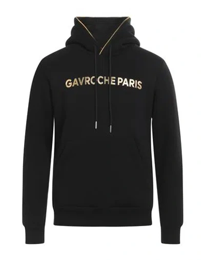 Gavroche Paris Man Sweatshirt Black Size Xxl Cotton, Polyester