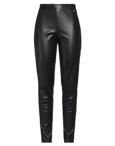 Gavroche Paris Woman Pants Black Size L Polyester, Polyurethane