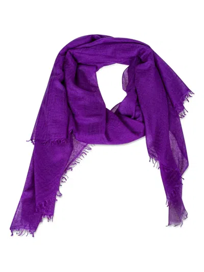 Gaynor-bongard Fringed Wool Scarf