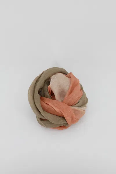 Gaynor-bongard Gaynor Bongard Scarfs Military Green/ivory/beige