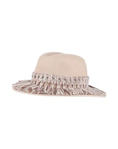 Gaynor-bongard Gaynor Bongard Woman Hat Beige Size Onesize Wool In Sand