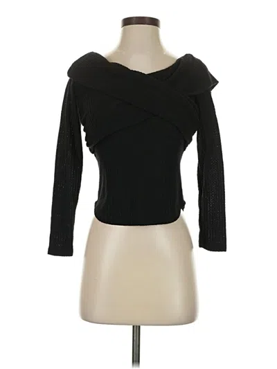 Pre-owned Gaze 3/4 Sleeve Turtleneck In Black