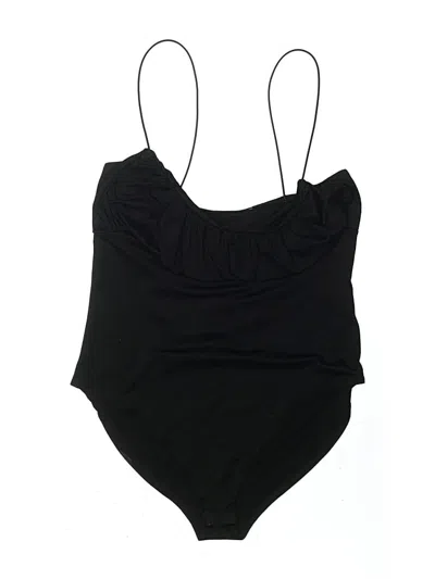 Pre-owned Gaze Bodysuit In Black