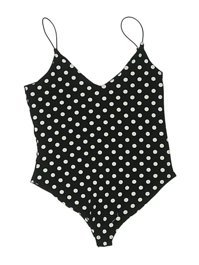 Pre-owned Gaze Bodysuit In Black