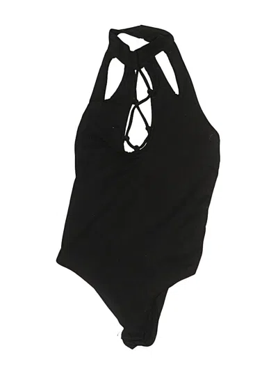 Pre-owned Gaze Bodysuit In Black